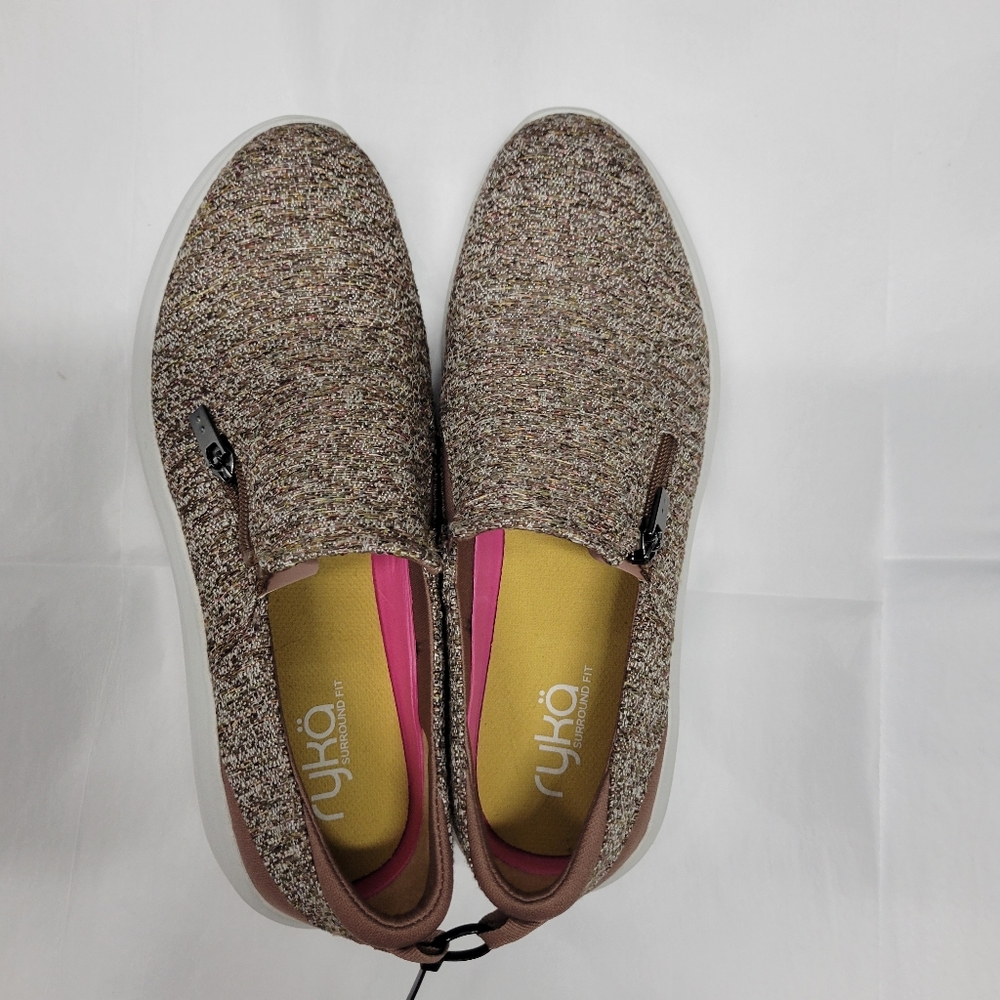 Ryka Women's Multicolor Slip-On Sneakers. size 9